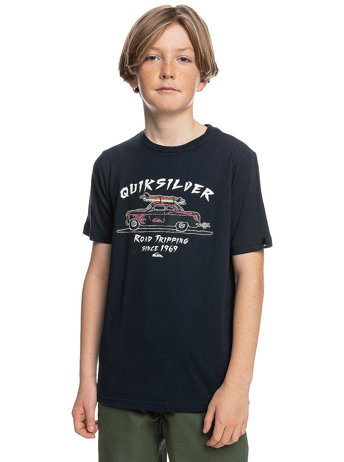 T-shirt Quiksilver Beach Trips - BYJ0/Navy Blazer - boy´s