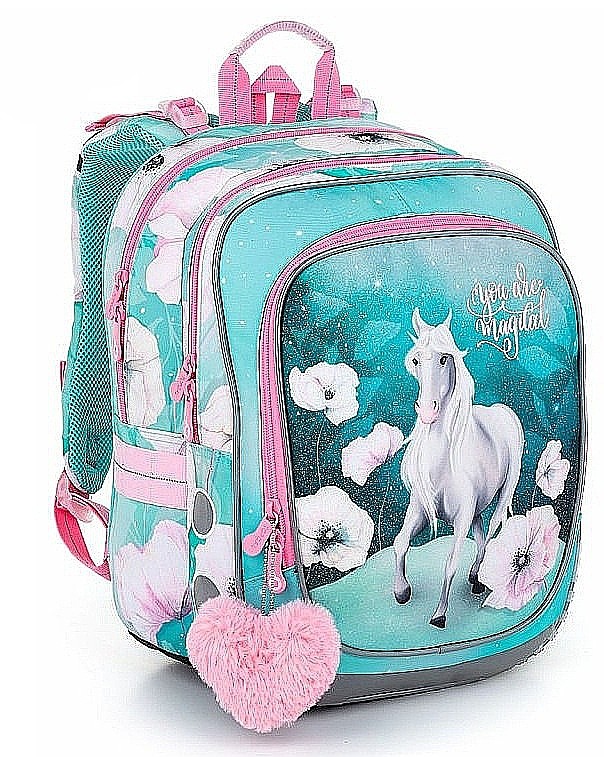 plecak Topgal ENDY 22053 - G/Turquoise/Unicorn
