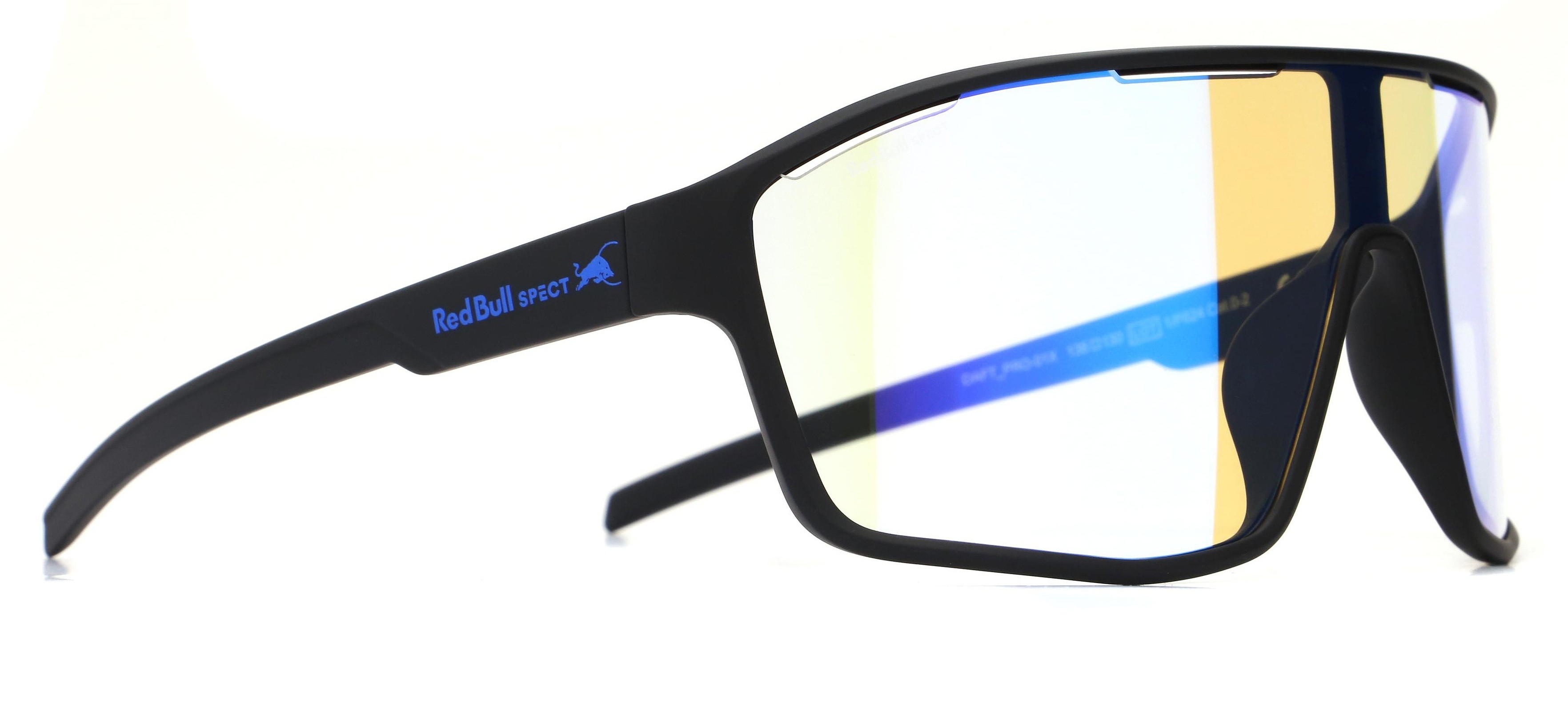 des lunettes Red Bull SPECT Daft Pro - 01X/Black/Photochromic Blue