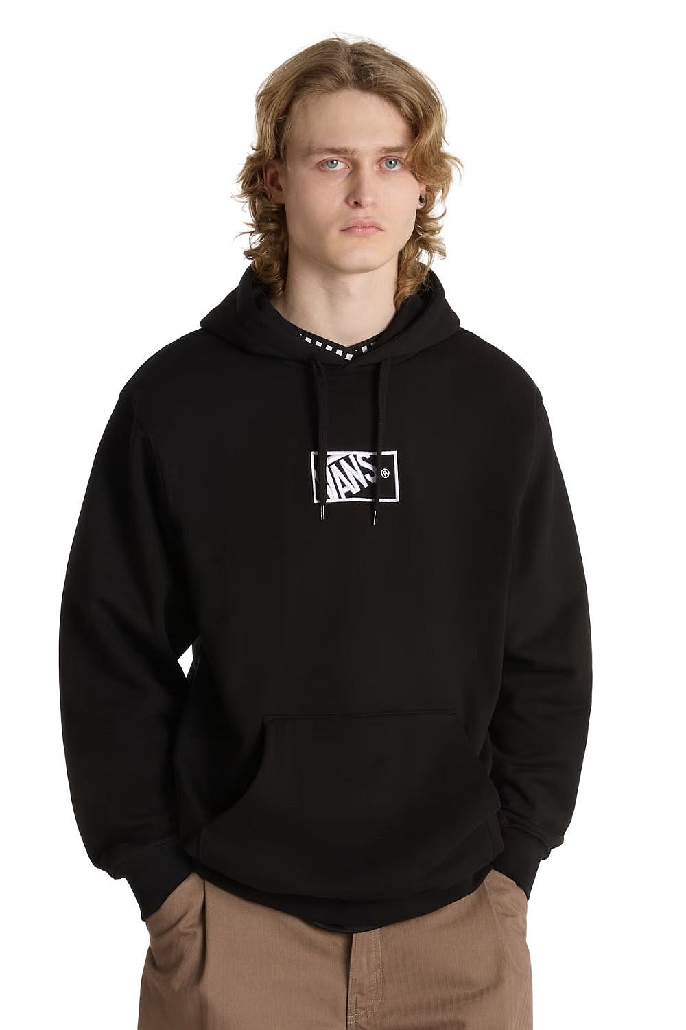 sudadera Vans Blocked Box Pullover Hoodie - Black - men´s