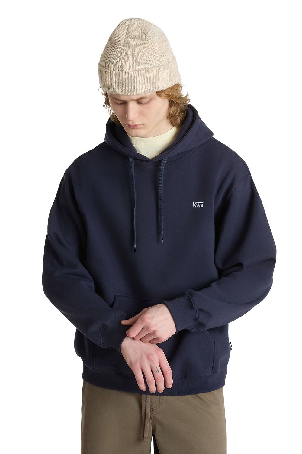 sweat-shirt Vans Left Chest Pullover - Dress Blues - men´s
