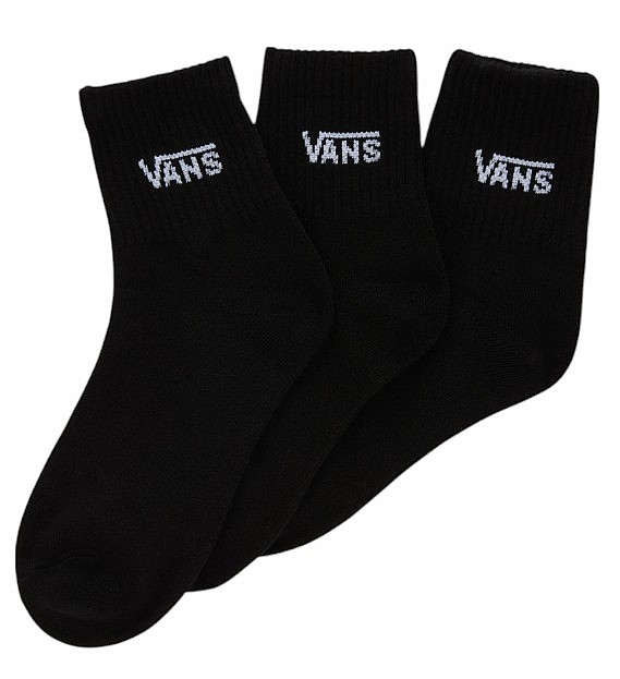 chaussettes Vans Classic Half Crew 3 Pack - Black - unisex junior