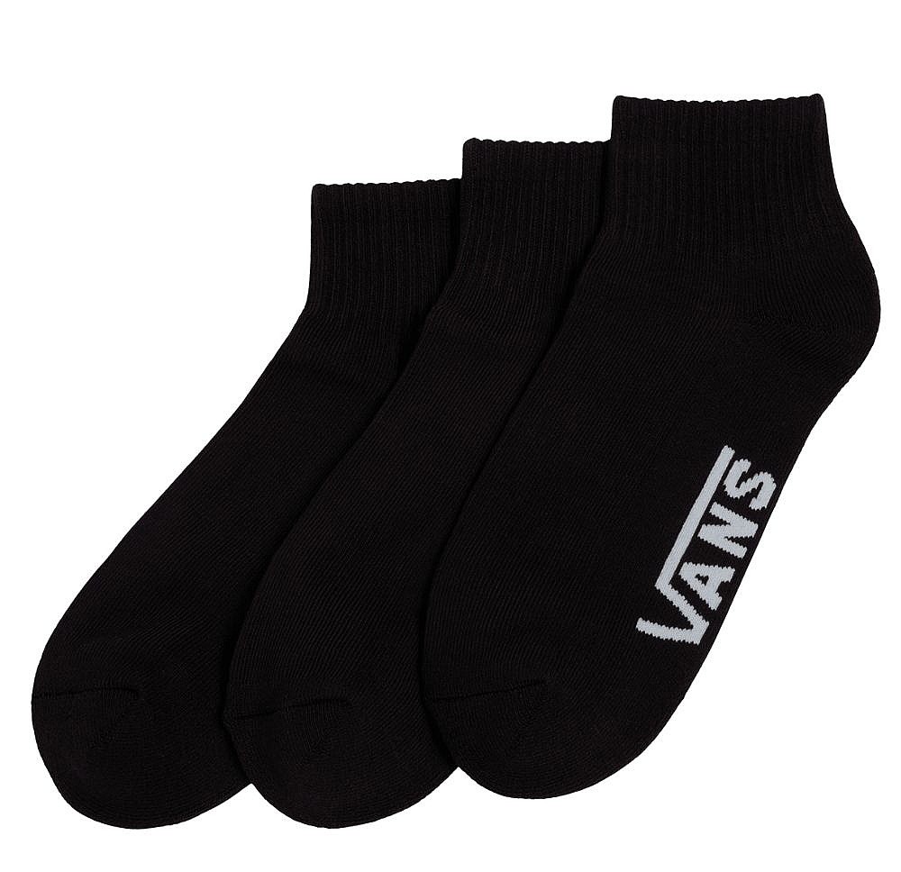 calcetines Vans Classic Quarter Crew 3 Pack - Black