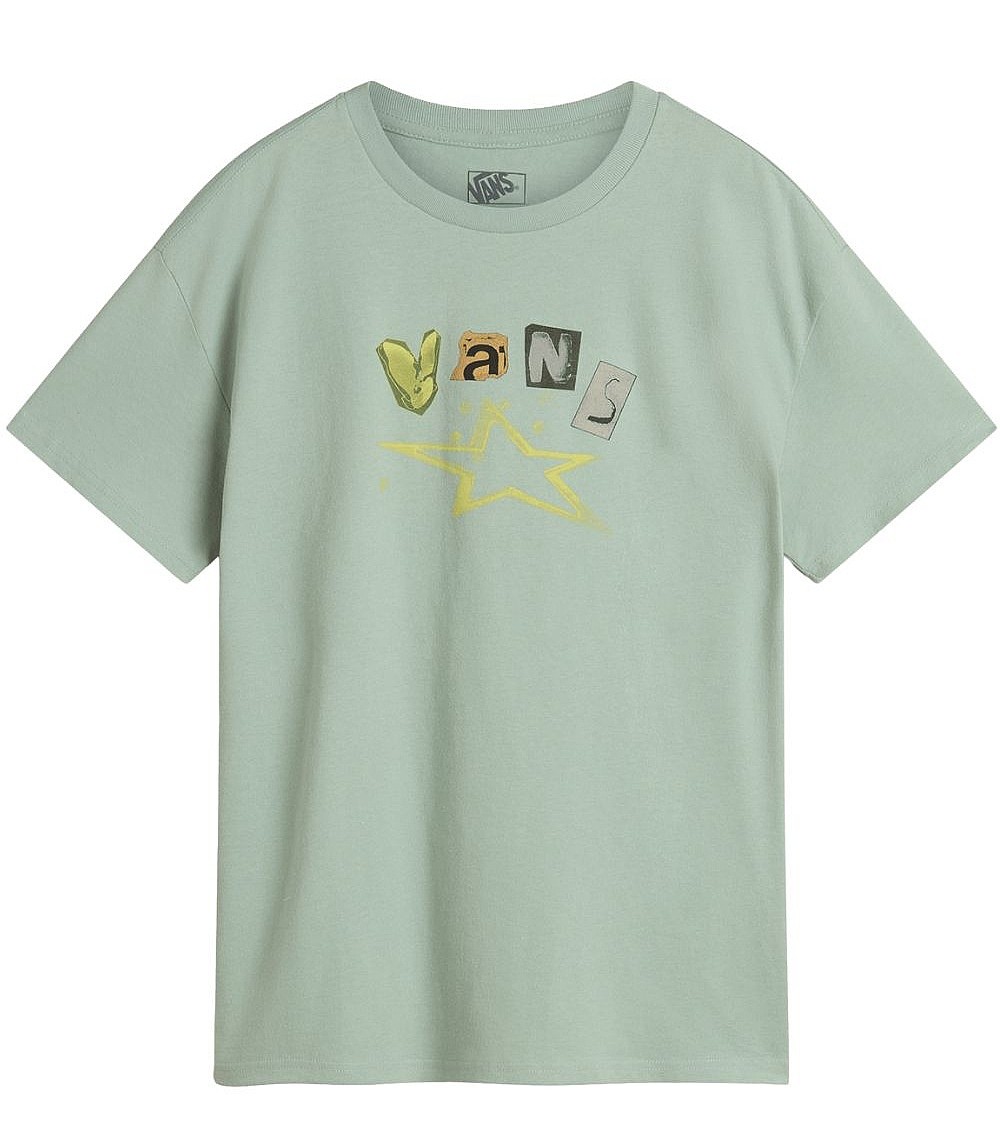tričko Vans Perforate Os - Gray Olive