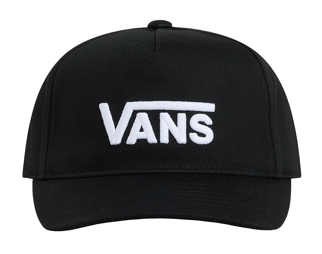 šiltovka Vans Drop V Logo Snapback Youth - Black - unisex junior