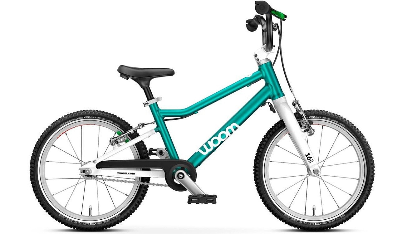 rower Woom 3 Automagic GO 16" - Metallic Turquoise