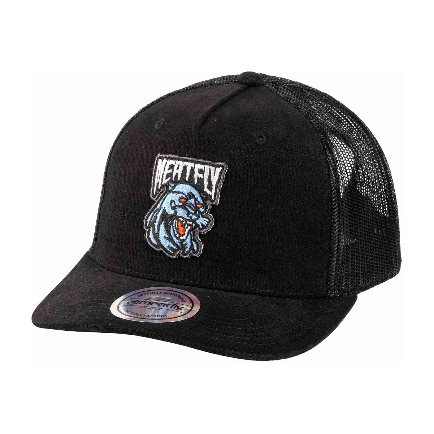 šiltovka Meatfly Hawkye Trucker - Black Panther