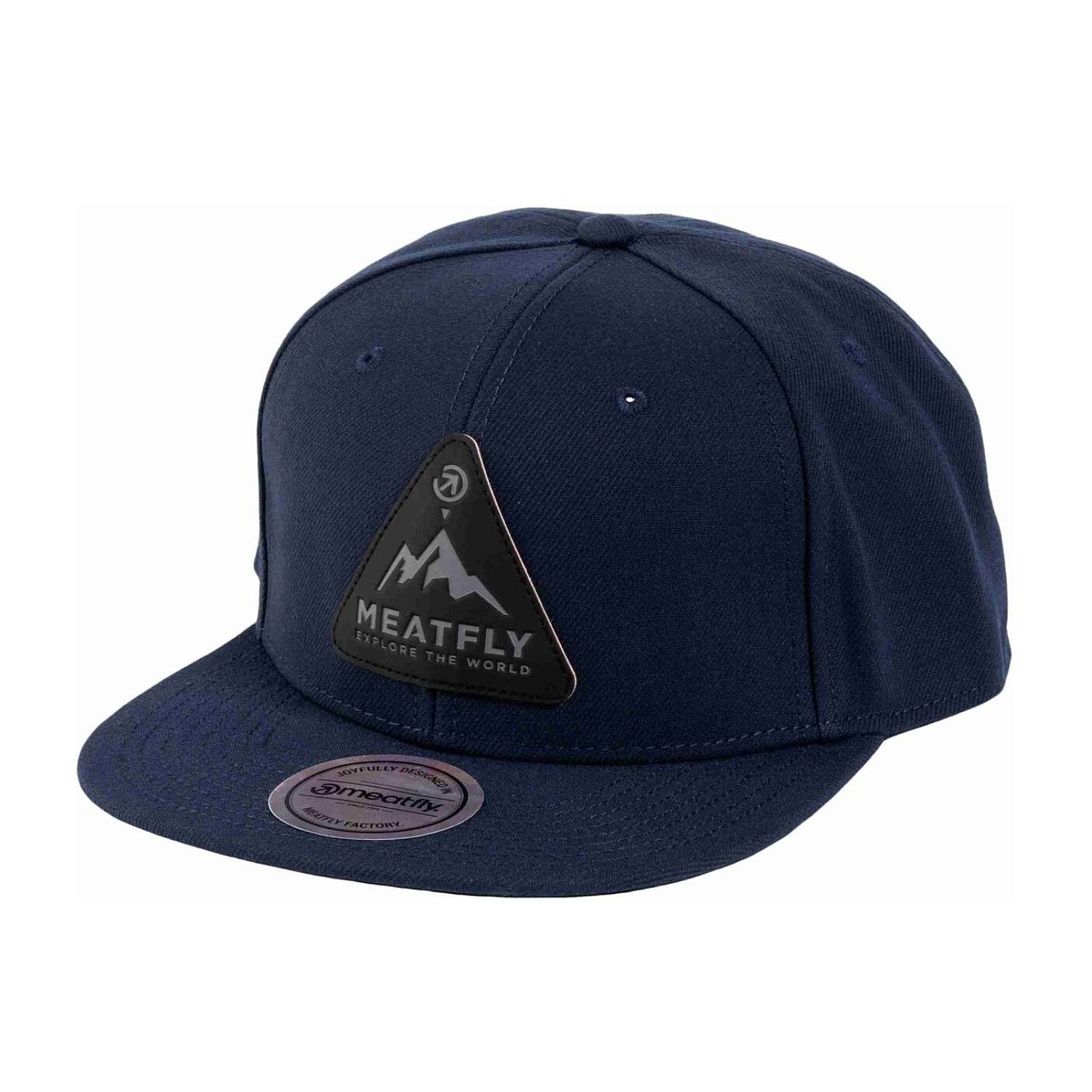 casquette Meatfly Hornet Snapback - Navy Blue Peak
