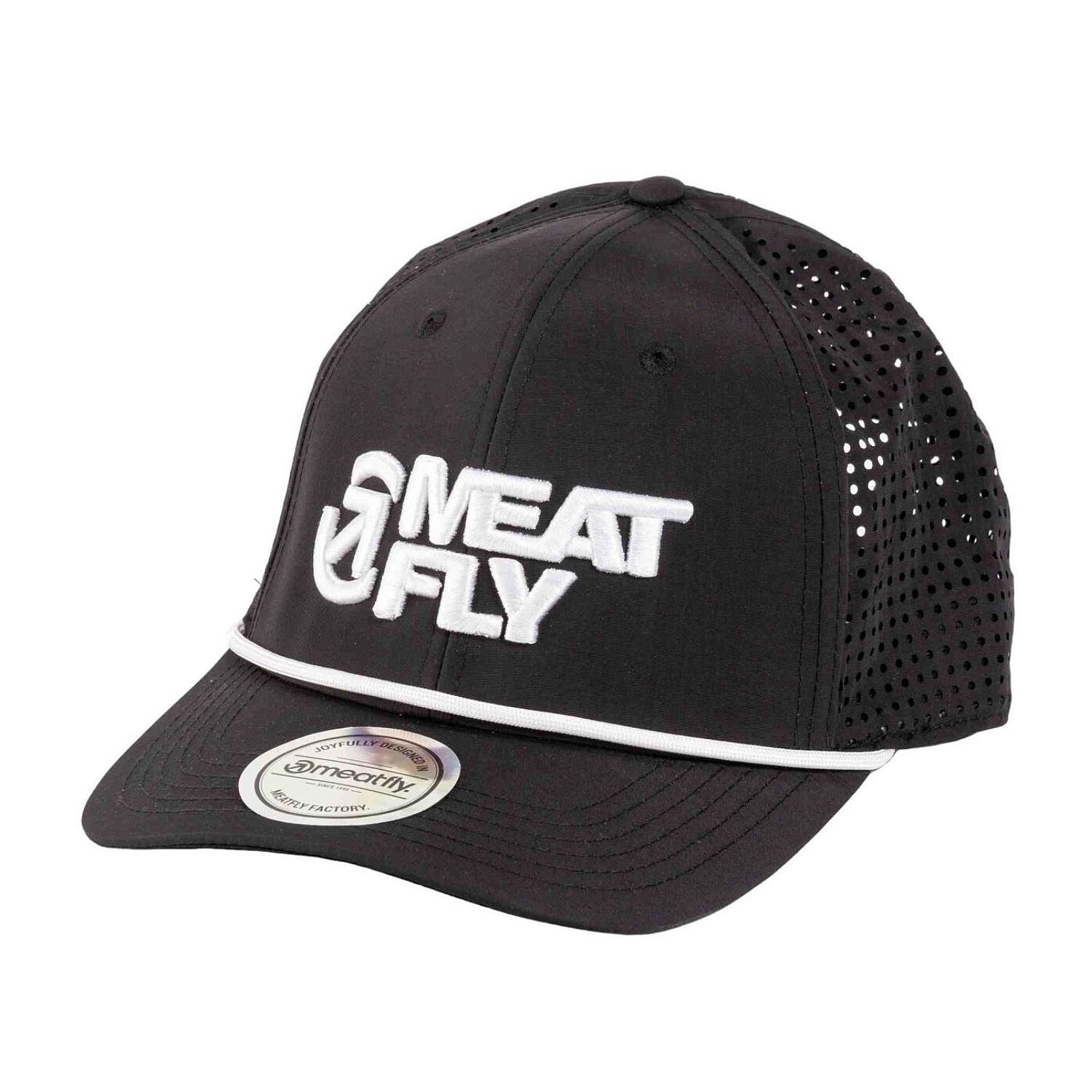 šiltovka Meatfly Nollie Perfor - Black/White Revital