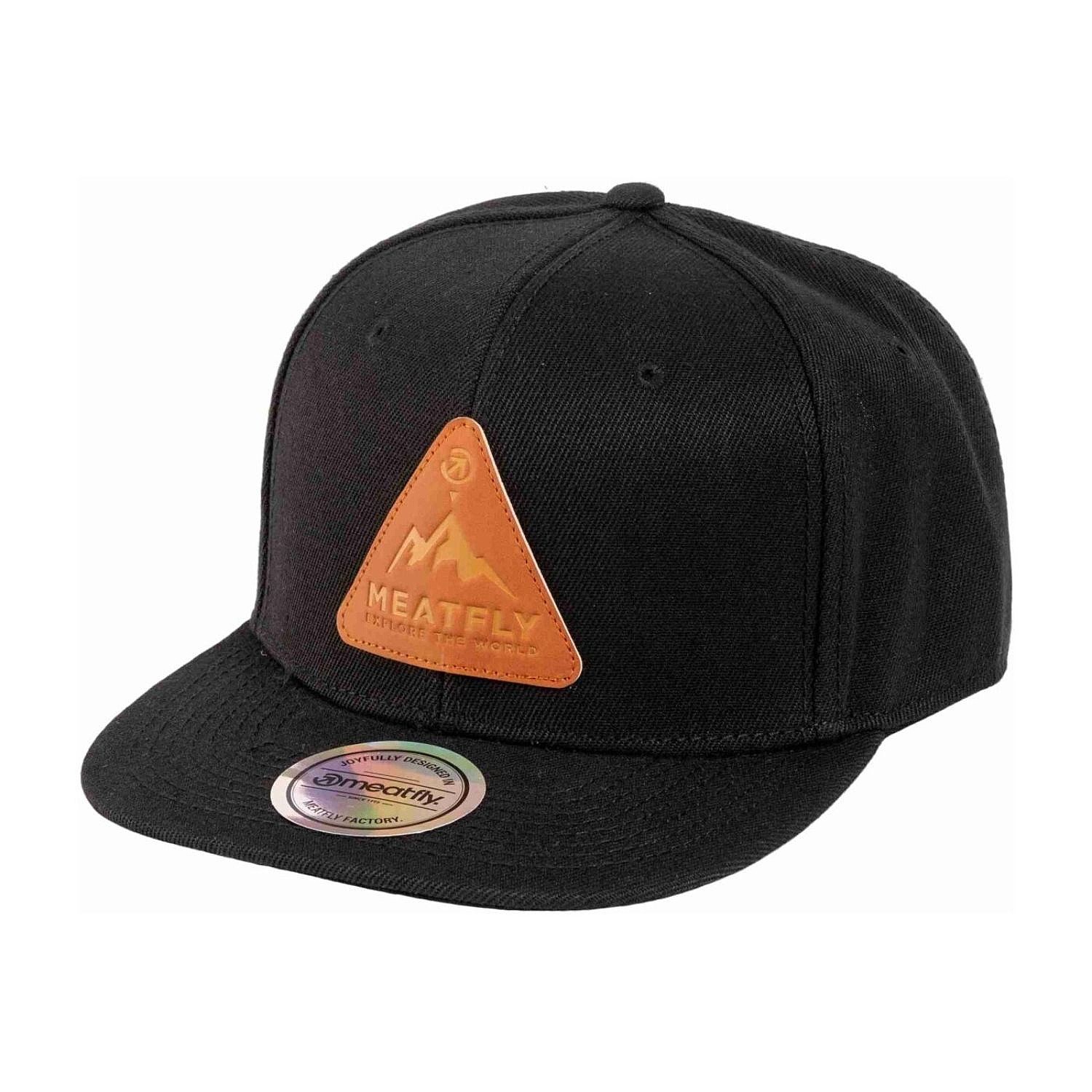 casquette Meatfly Hornet Snapback - Black Peak