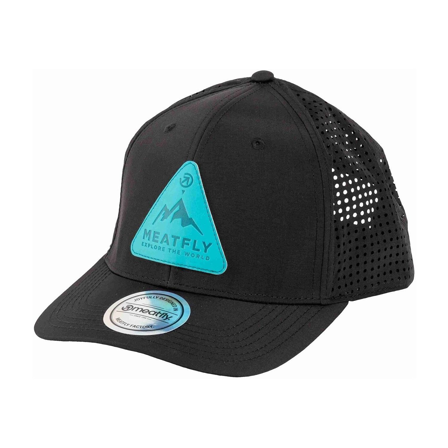 casquette Meatfly Ollie Perfor - Black Peak