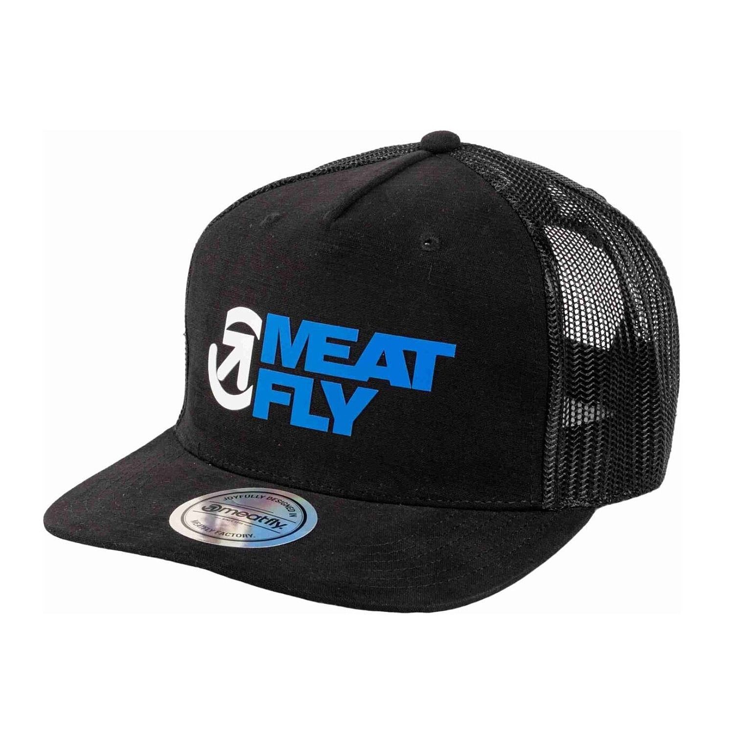 šiltovka Meatfly Shaun Trucker - Black/Blue Revital