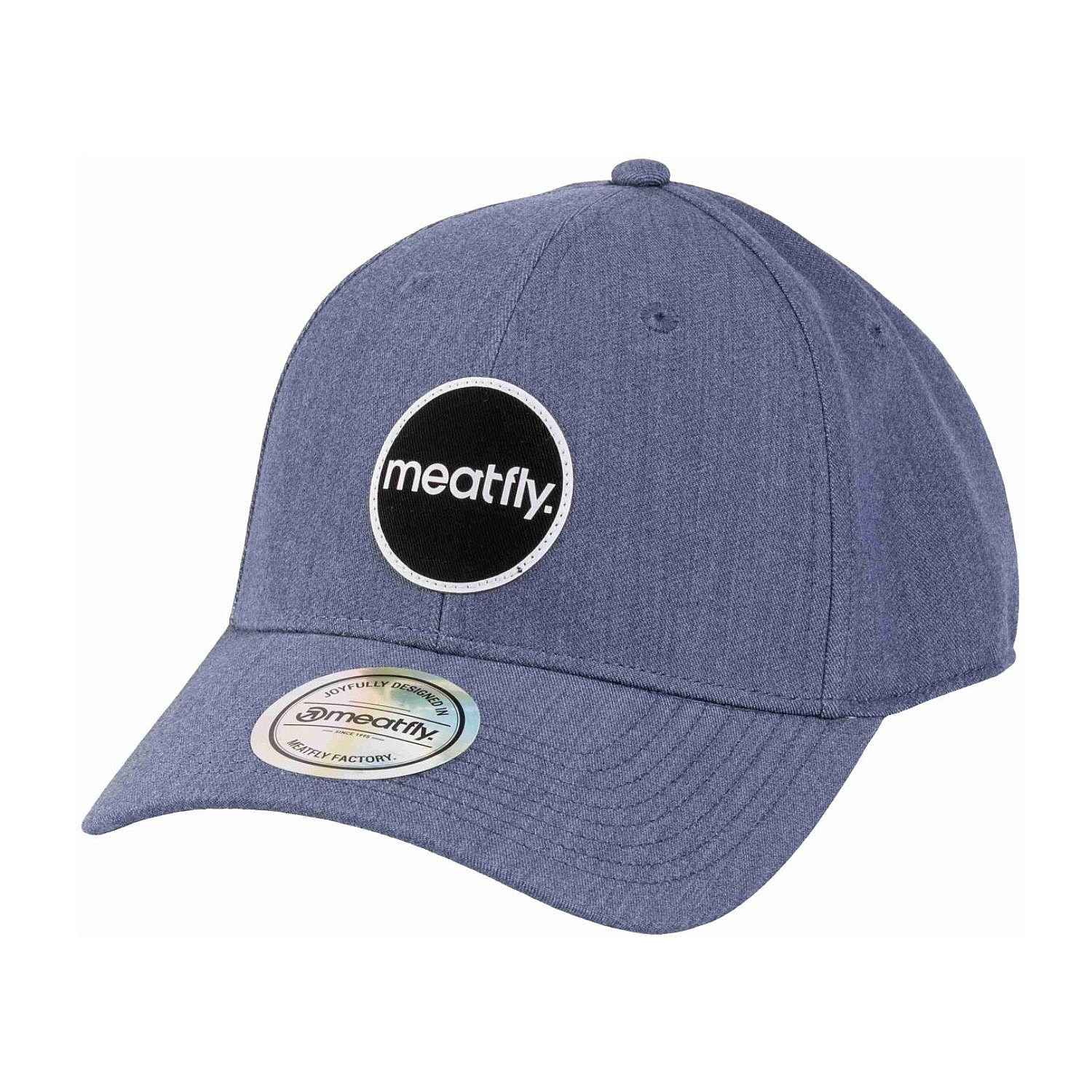 czapka z daszkiem Meatfly Ethan Flexfit - Blue Embroidery