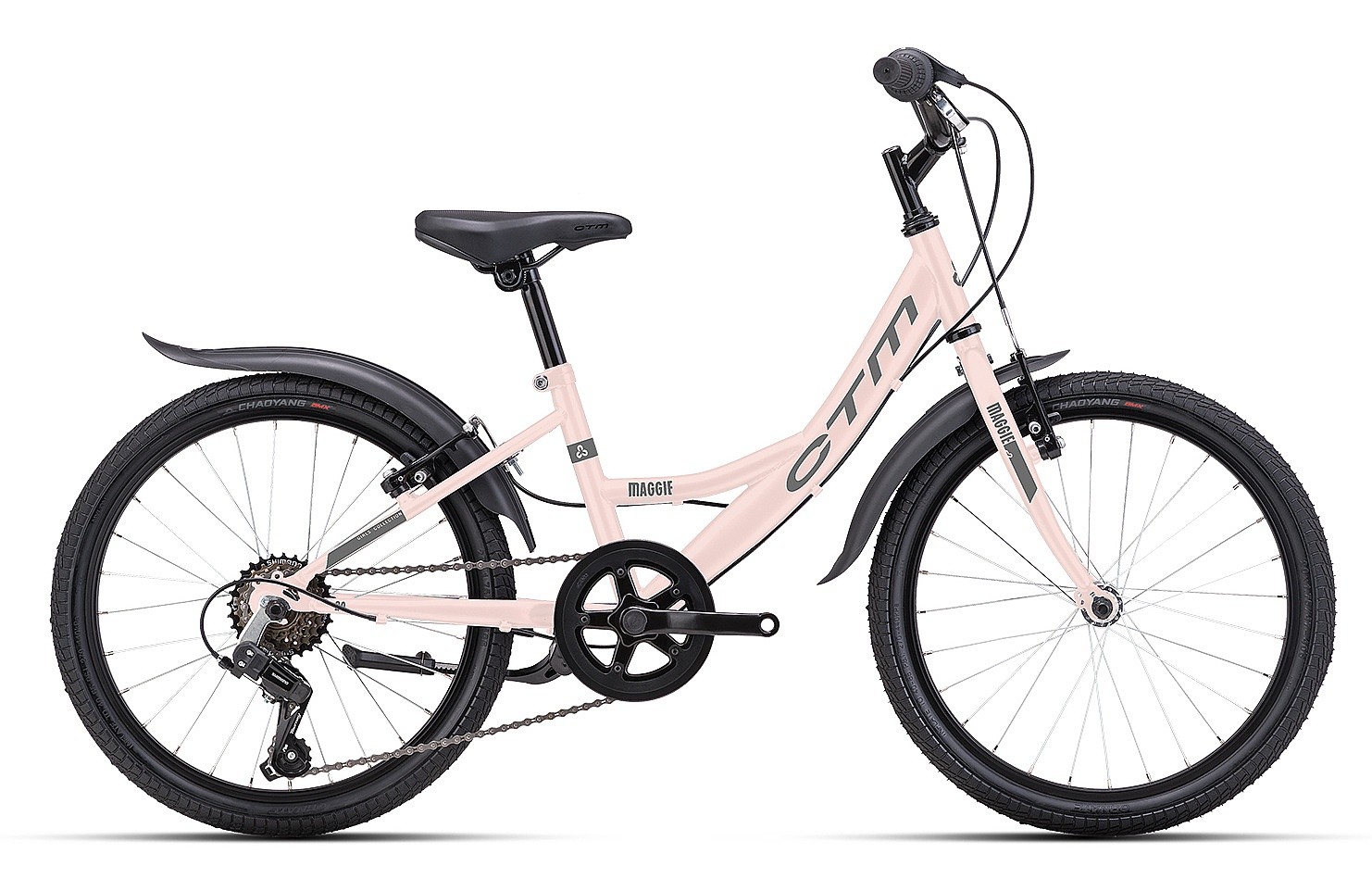 vélo CTM Maggie 20" - Matte Old Pink Pearl/Grey - girl´s