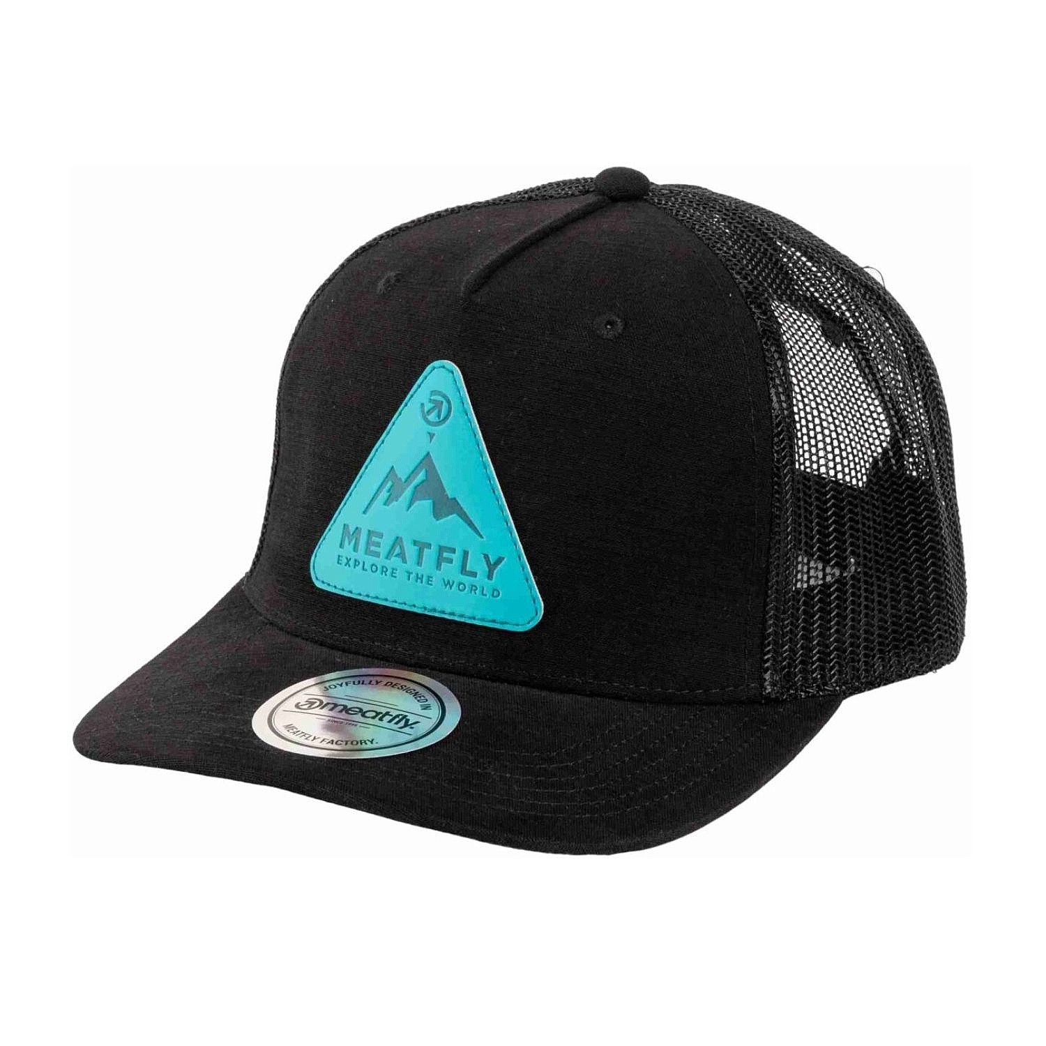 šiltovka Meatfly Hawkye Trucker - Black Peak