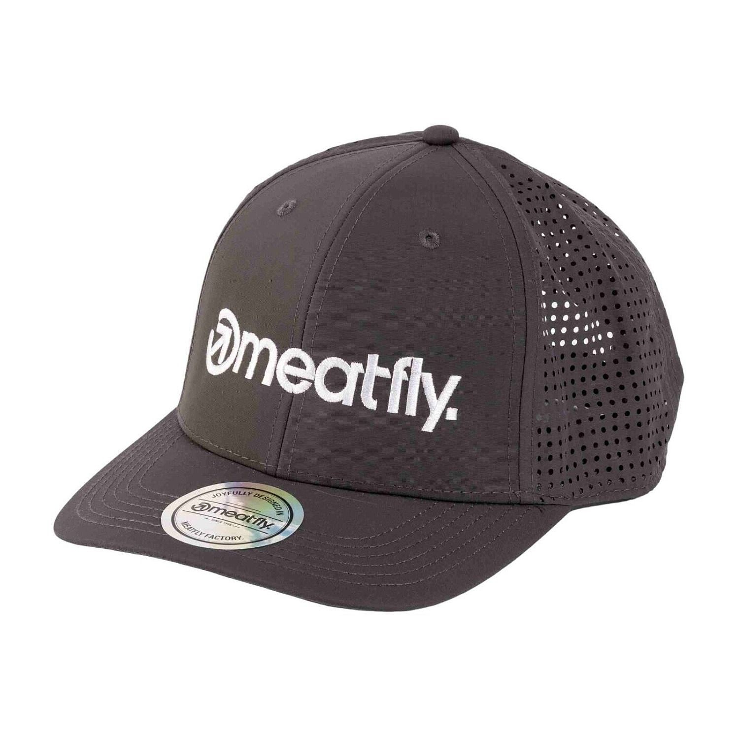 casquette Meatfly Nollie Perfor - Grey/White Logo