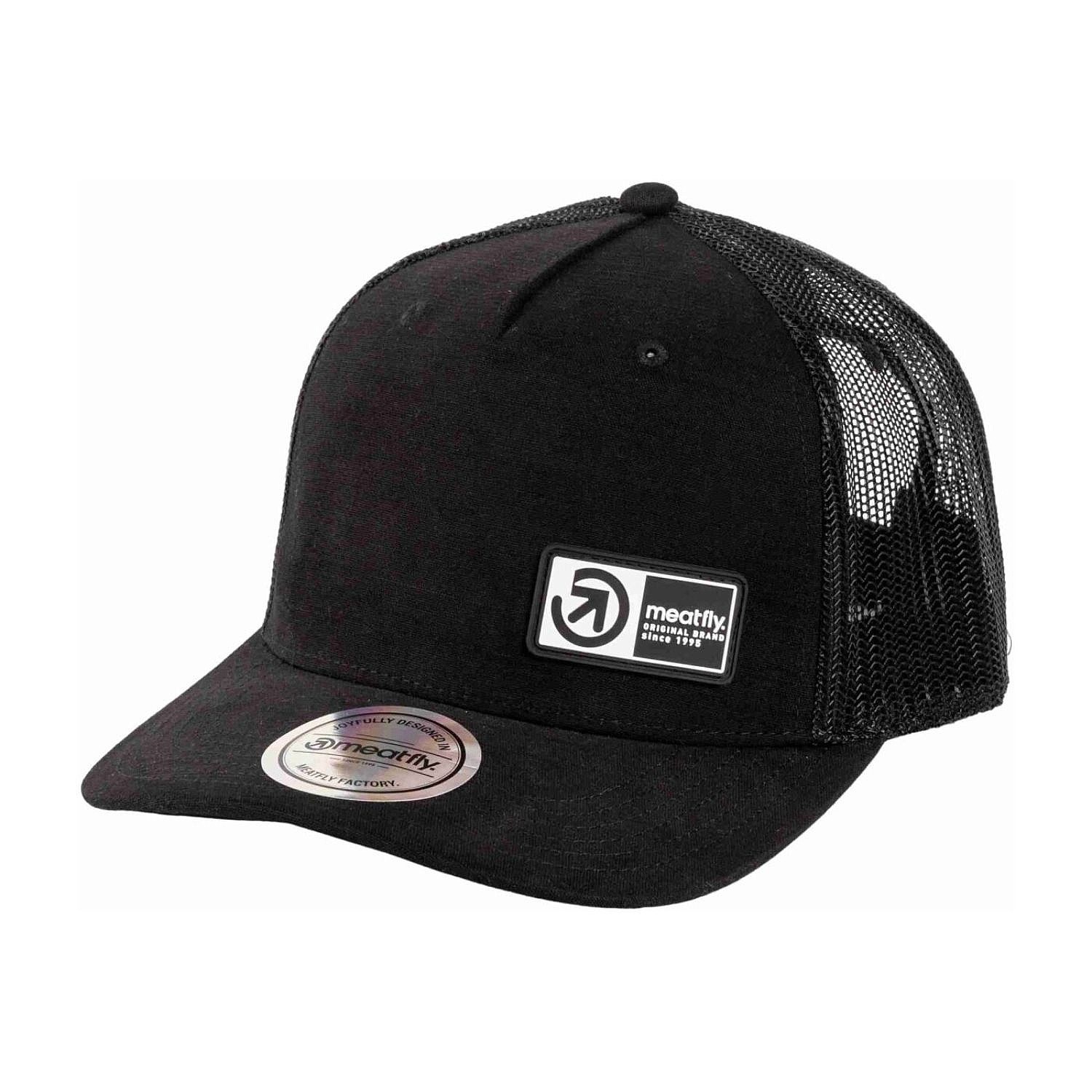 kšiltovka Meatfly Hawkye Trucker - Black Brand