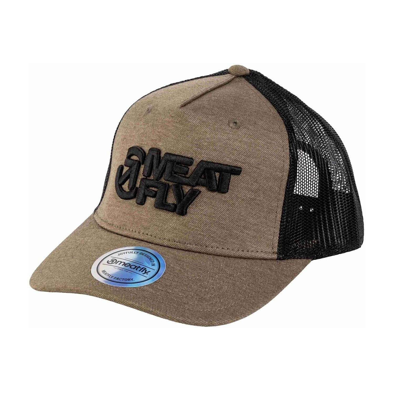 casquette Meatfly Horton Trucker - Army/Black Revital