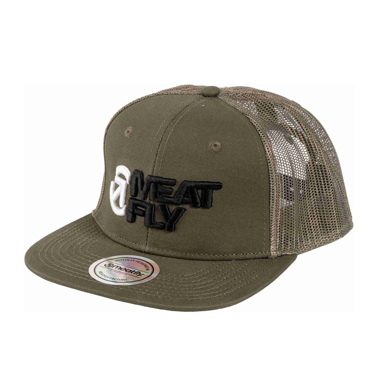 casquette Meatfly Mateo Trucker - Olive/Black Revital