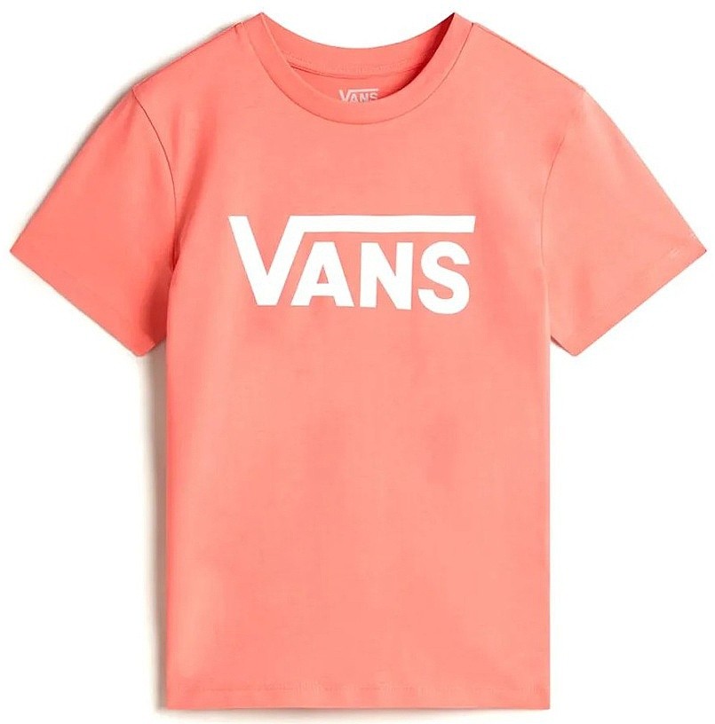 T-Shirt Vans Flying V Crew - Porcelain Rose - women´s