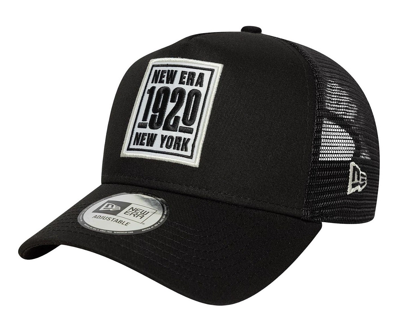 casquette New Era 9FO AF Essential Patch Trucker Branded - Black - men´s