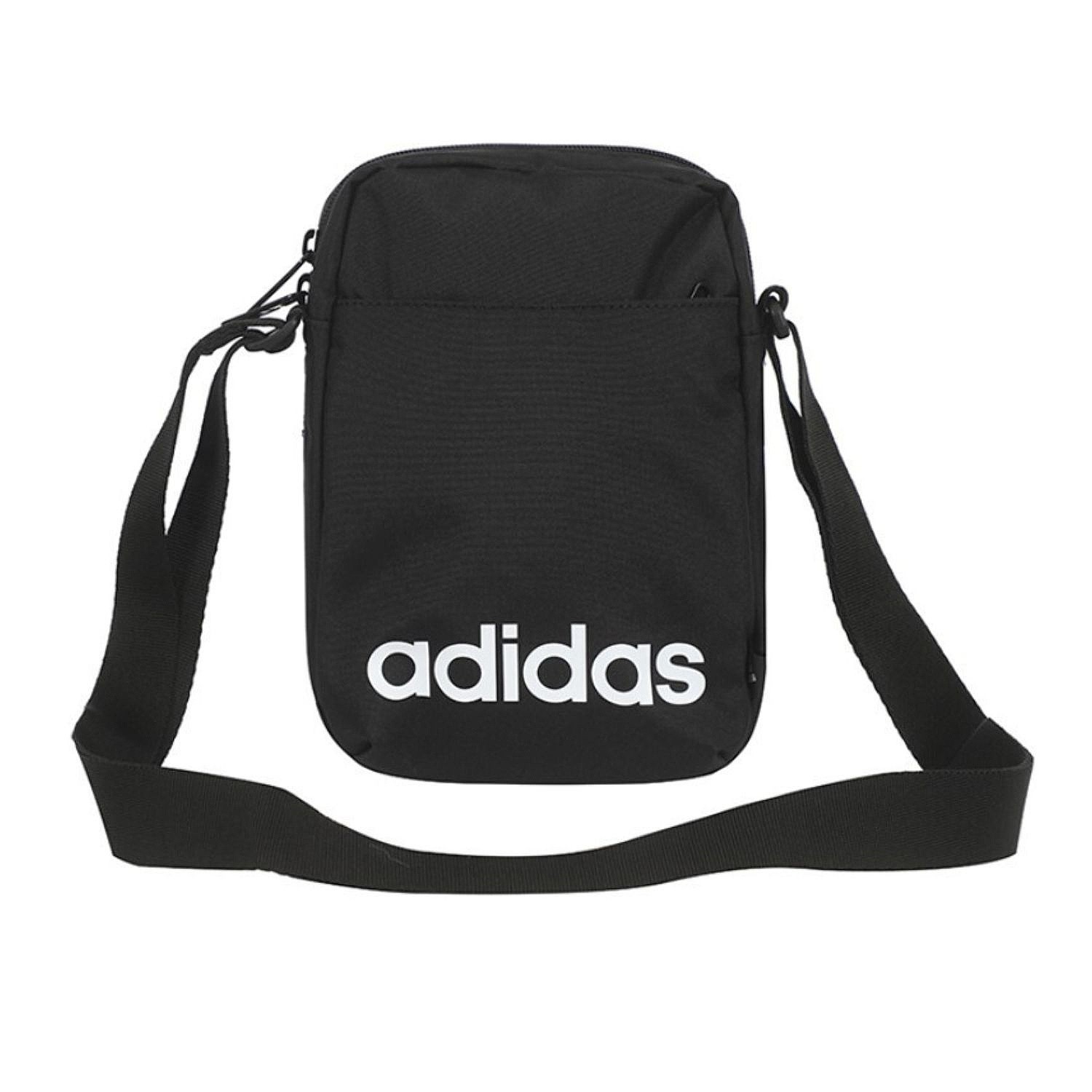 borsa a tracolla adidas Performance Linear Organizer - Black/White
