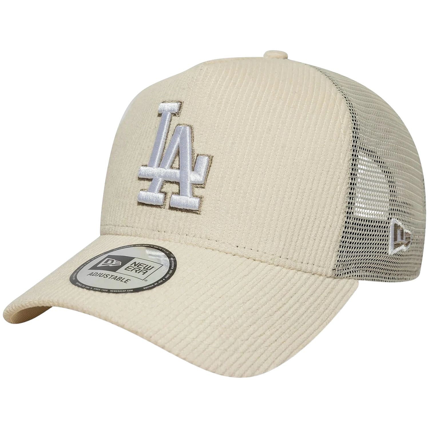 kšiltovka New Era 9FO AF Cord Trucker MLB Los Angeles Dodgers - Light Cream