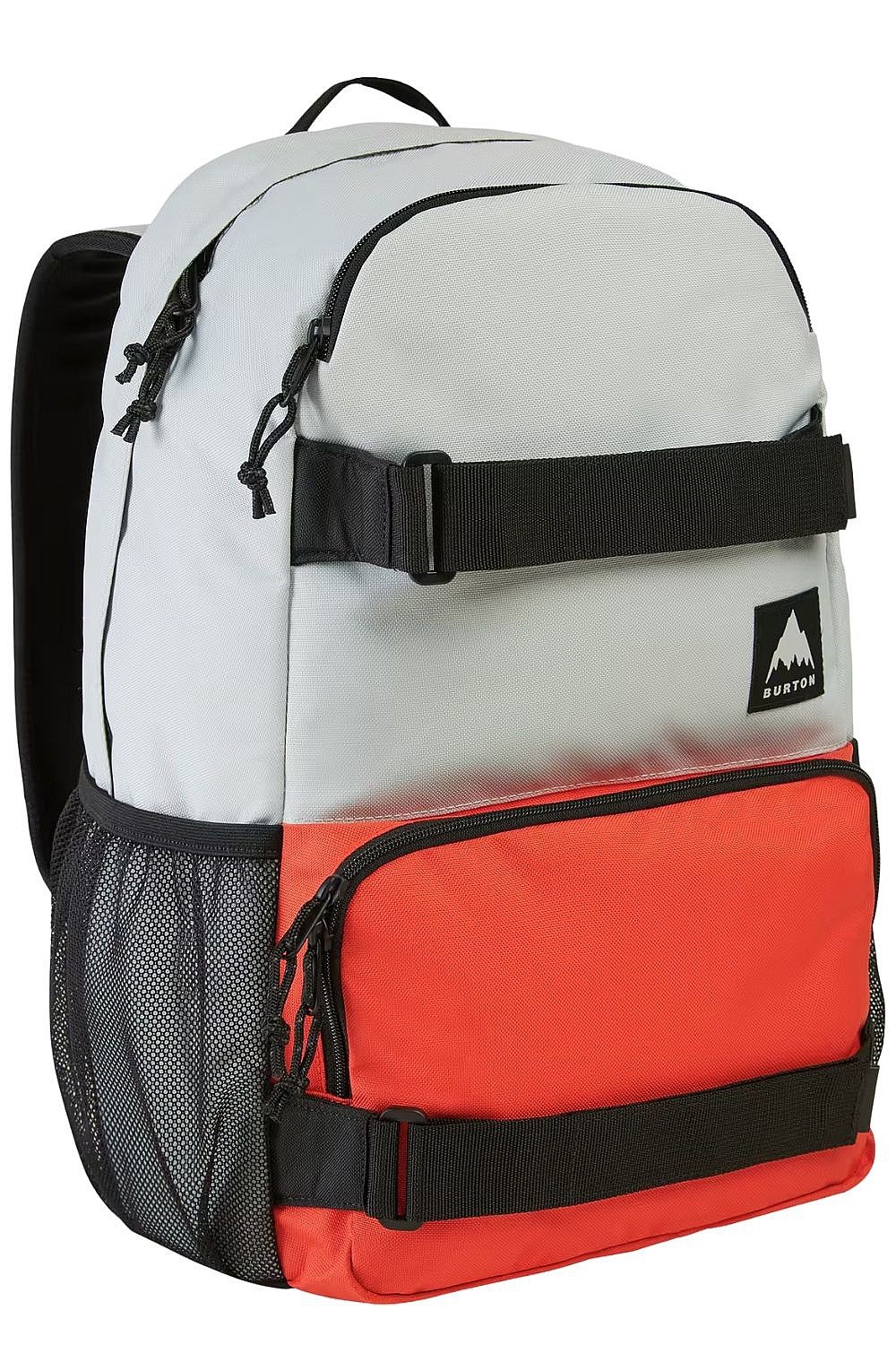 mochila Burton Treble Yell - Gray Cloud/FIesta Red
