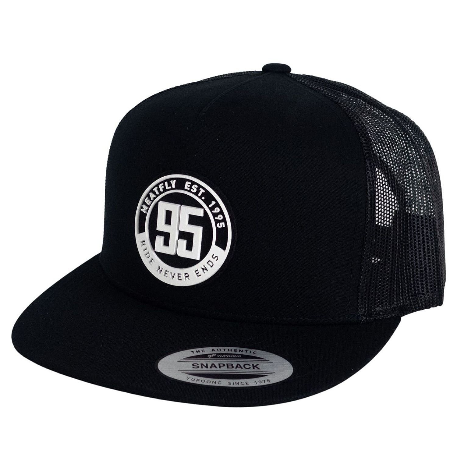 czapka z daszkiem Meatfly Thunderbolt Trucker - 95 Black