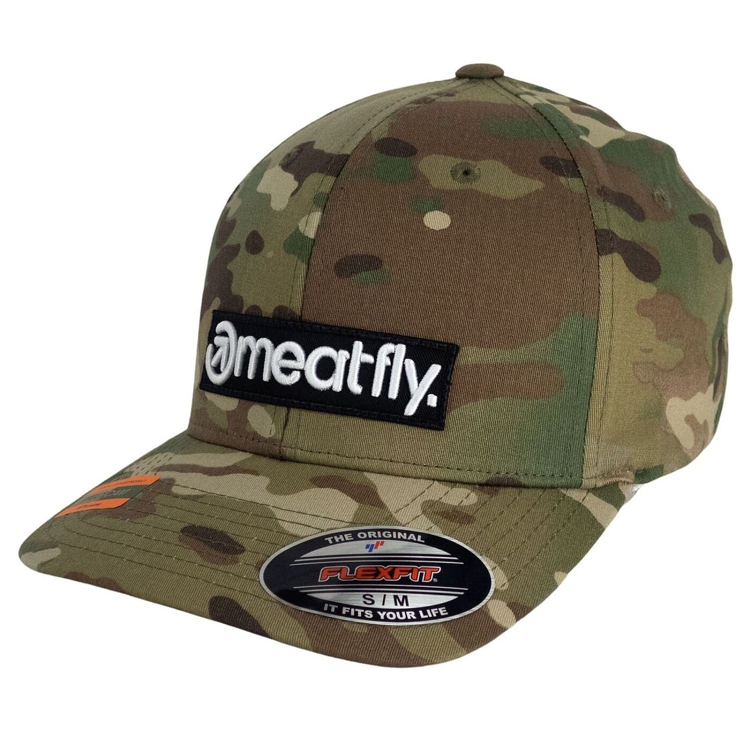 šiltovka Meatfly Raptor Flexfit - Multicam Logo