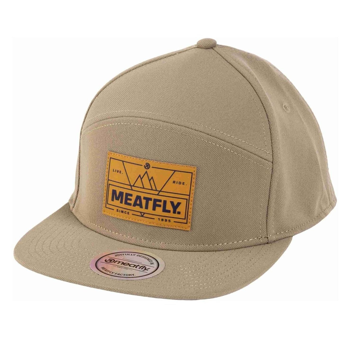 casquette Meatfly Yuto 6 Panel Snapback - Olive Live Meatfly