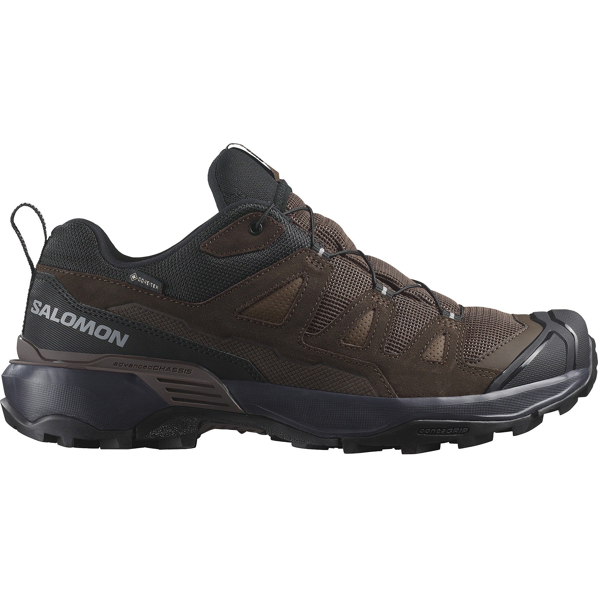 chaussures Salomon X Ultra 360 Leather GTX - Dark Earth/Delicioso/Sharkskin - men´s