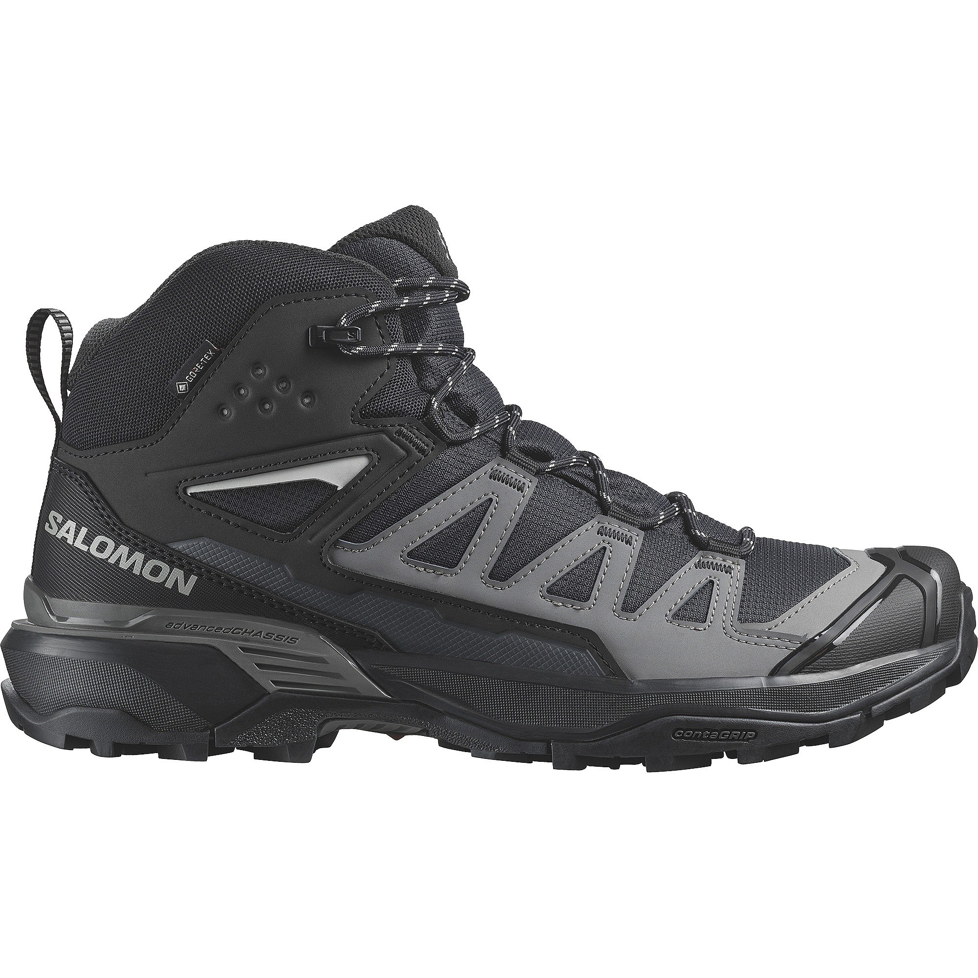 chaussures Salomon X Ultra 360 Mid GTX - Black/Magnet/Pewter - men´s
