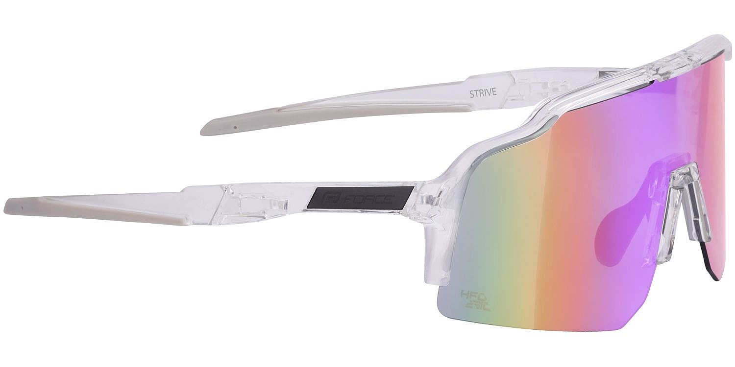 glasögon FORCE Strive - Transparent/Purple/Yellow