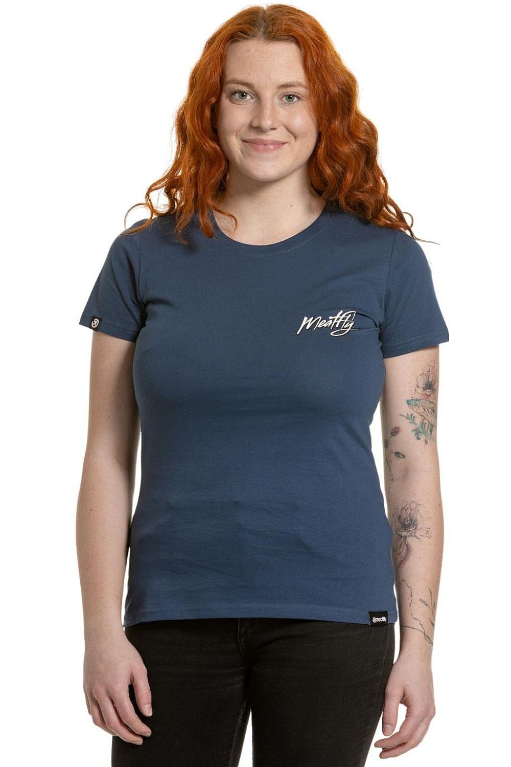 tričko Meatfly Shori - Dark Blue
