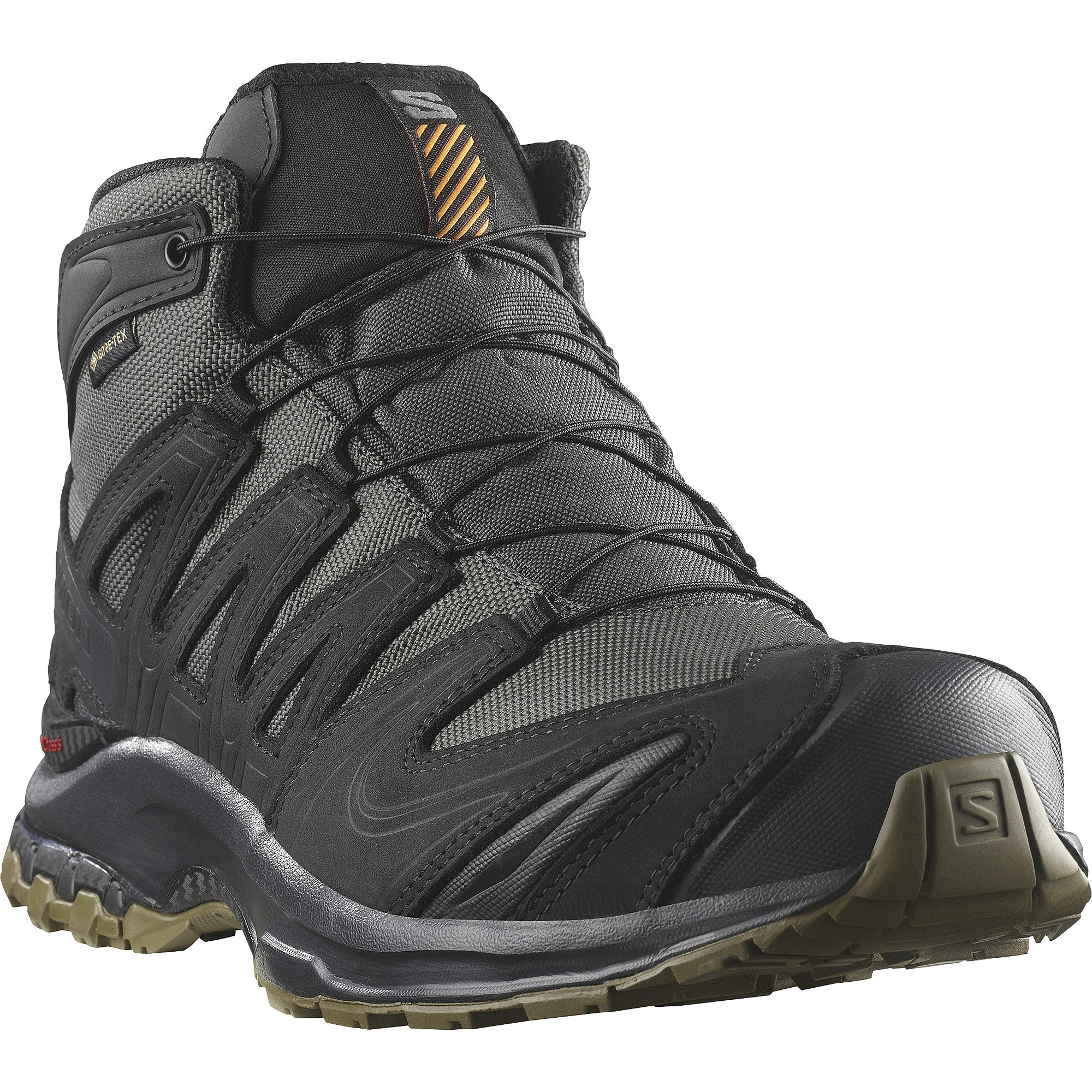 chaussures Salomon XA Tracker GTX - Black/Asphalt/Coyote Brown