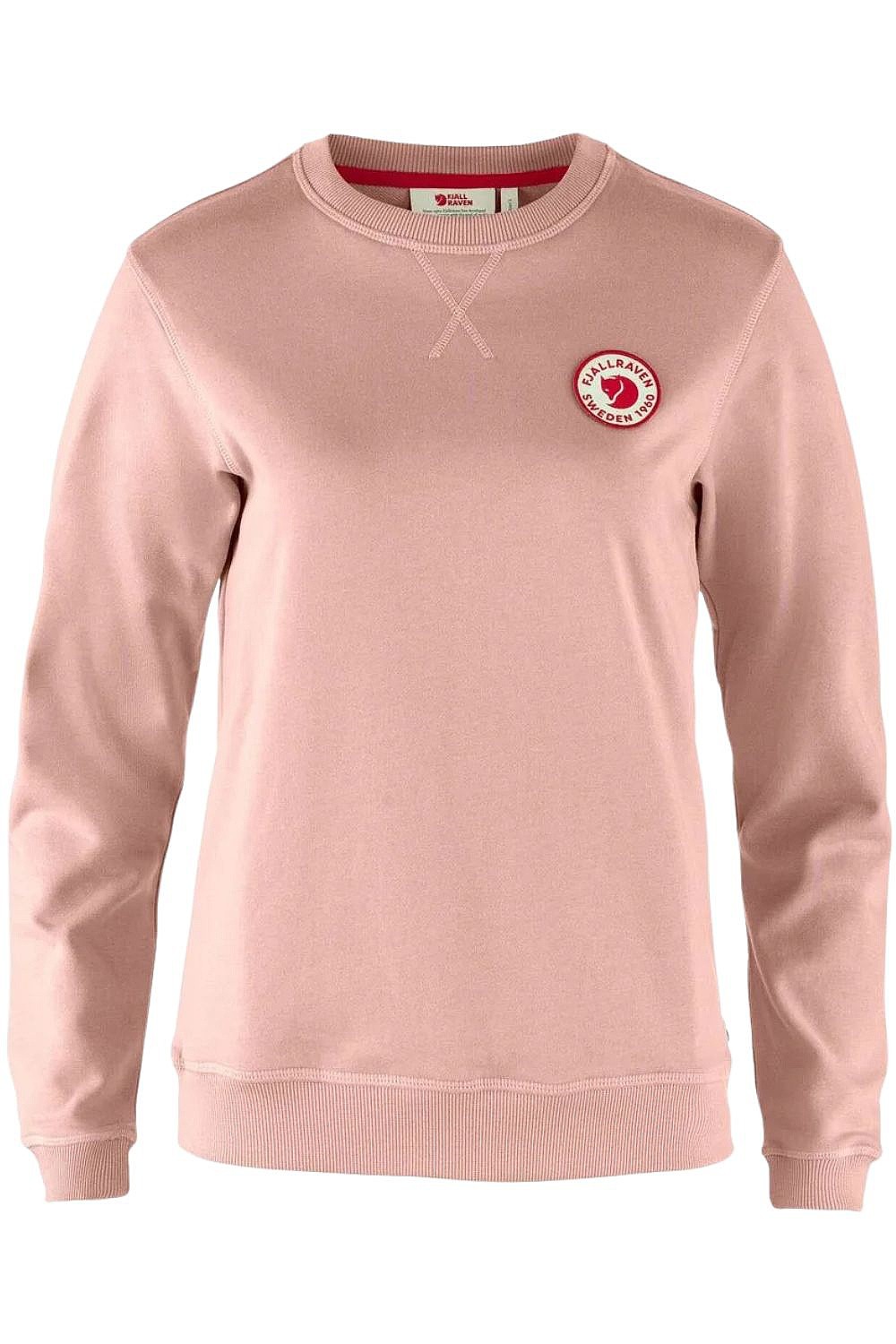 sweat-shirt Fjällräven 1960 Logo Badge - 302/Chalk Rose - women´s