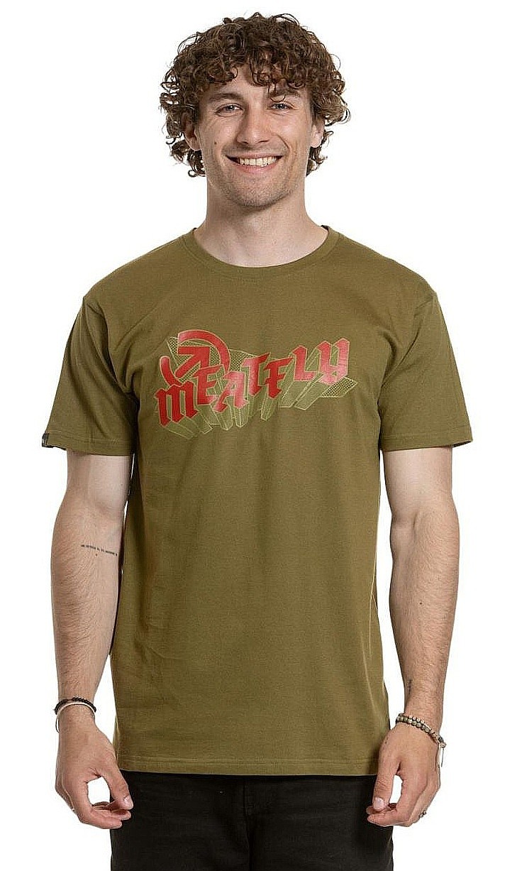 tričko Meatfly Matal - Khaki Green