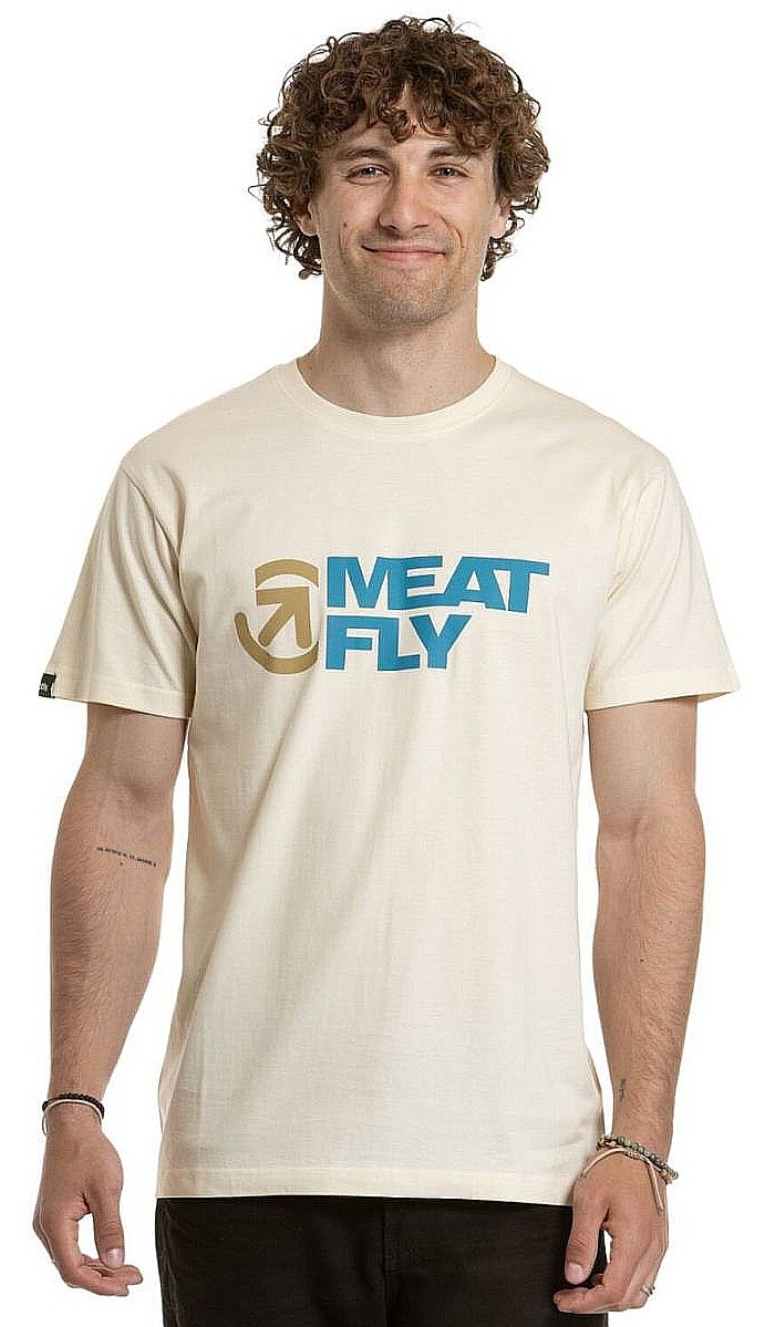 T-shirt Meatfly Revital - Blanc - men´s