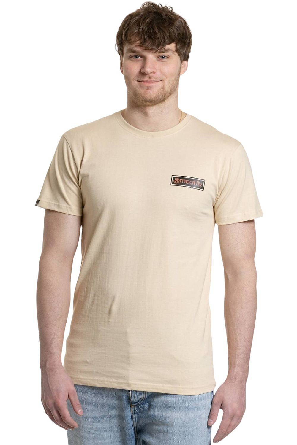 T-shirt Meatfly Cosmic - Sand