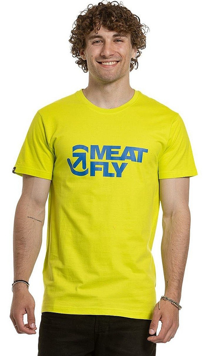 T-Shirt Meatfly Revital - Safety Yellow - men´s