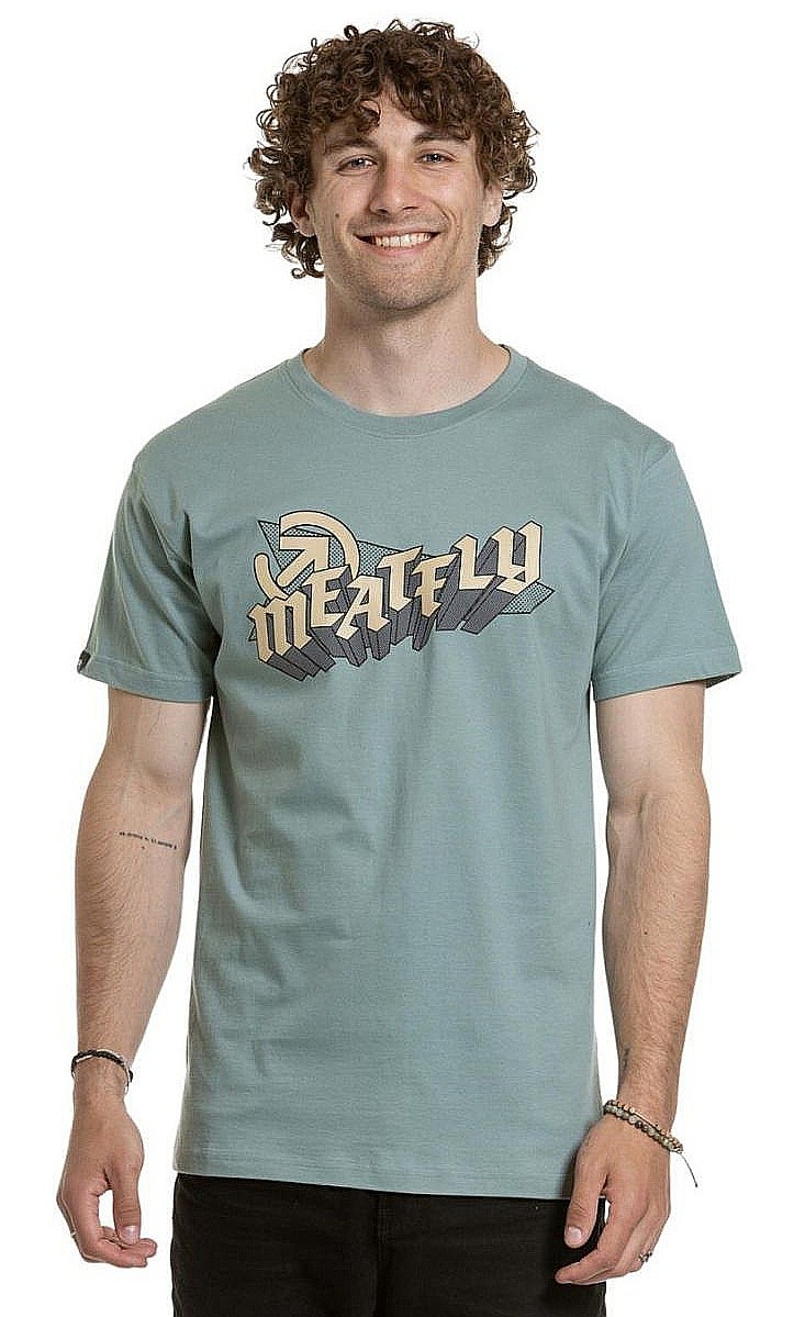 T-shirt Meatfly Matal - Dusty Mint - men´s
