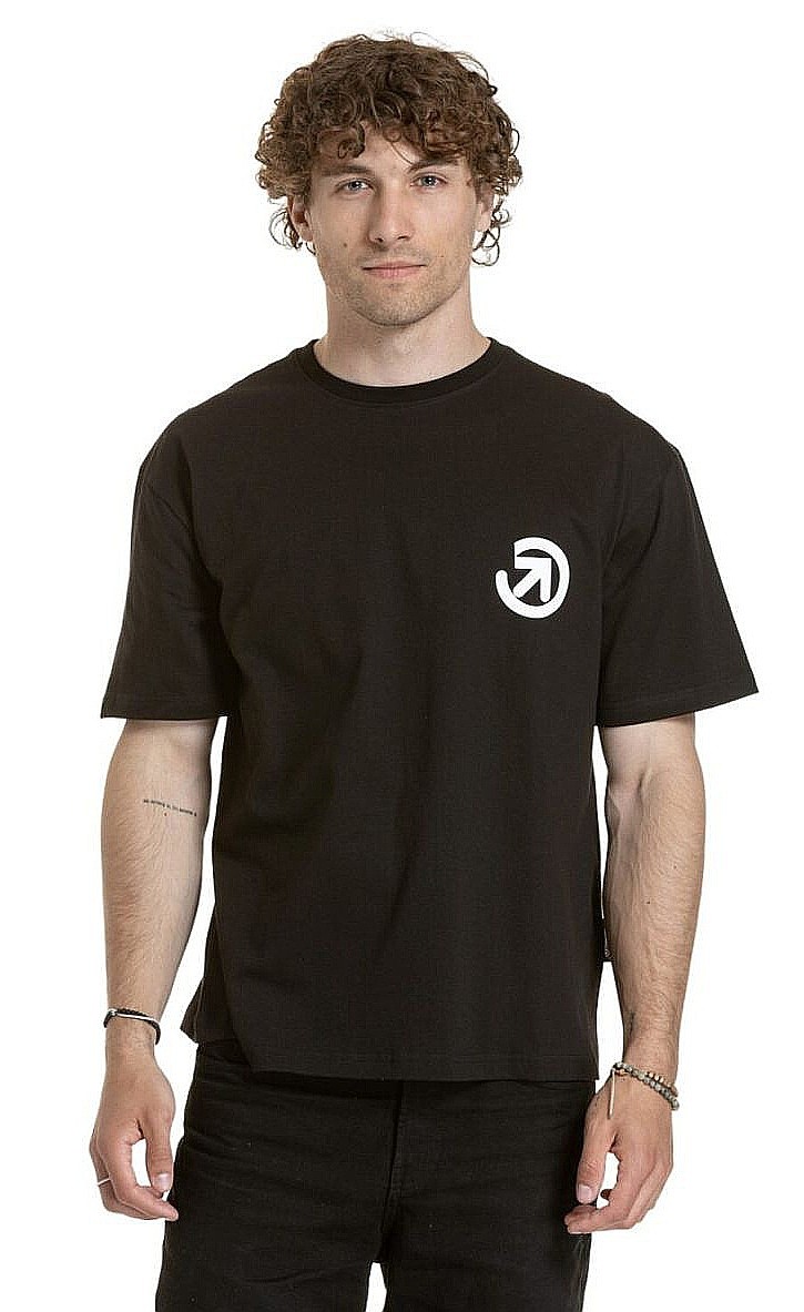 T-shirt Meatfly Cachuma - Black Blured