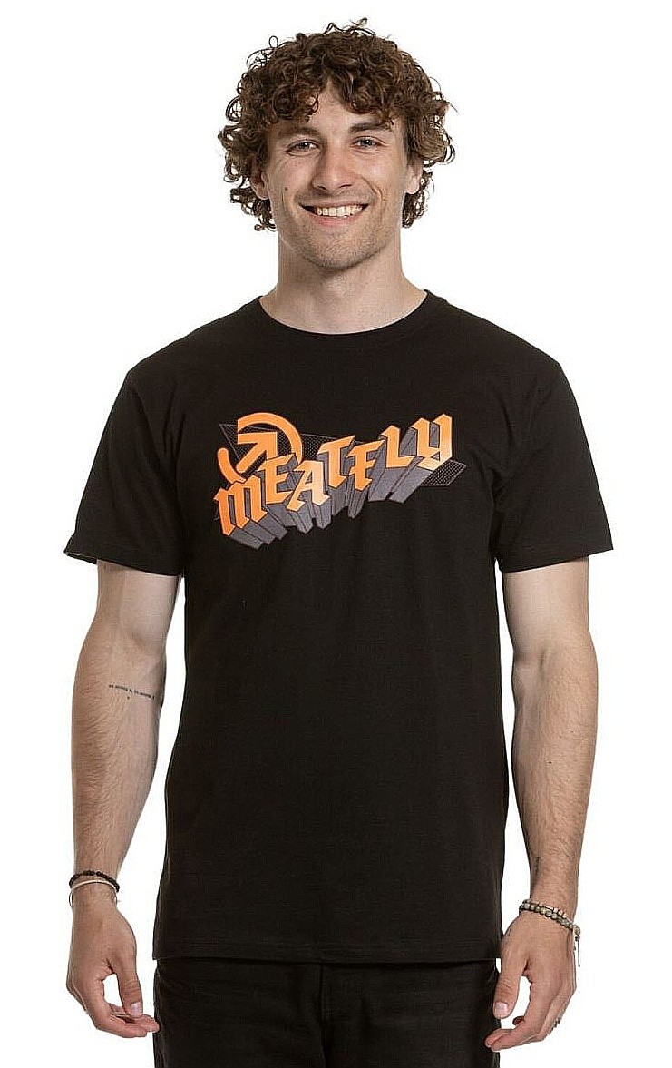 tričko Meatfly Matal - Black