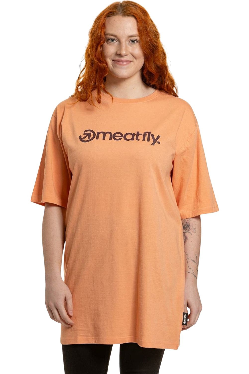 tričko Meatfly Rory - Coral Sand - women´s
