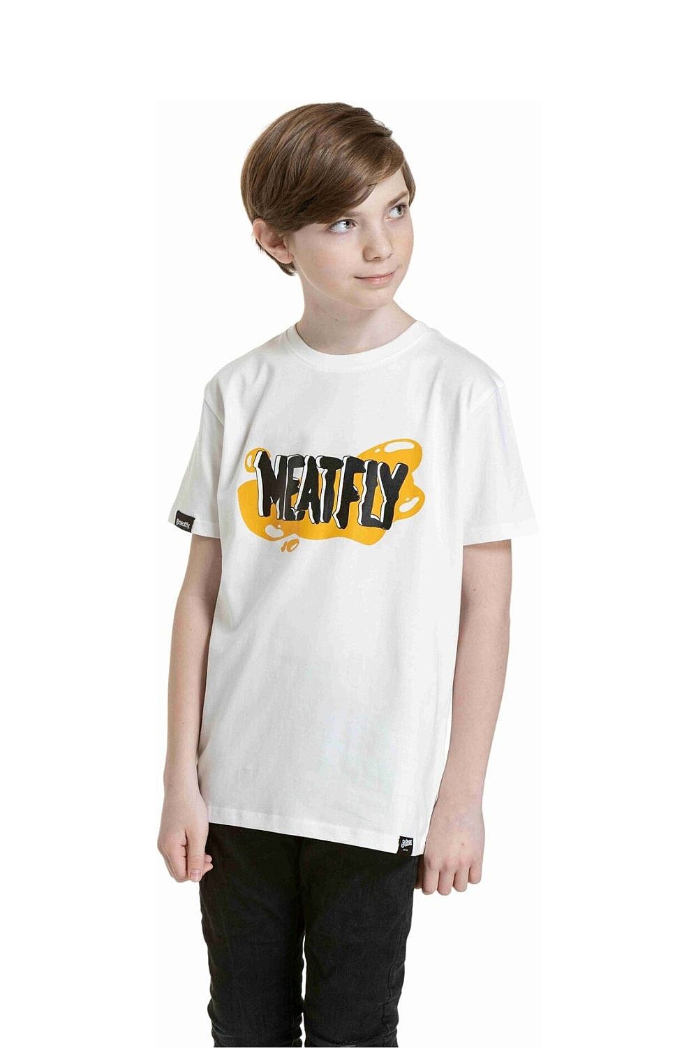 T-shirt Meatfly Fleck - White