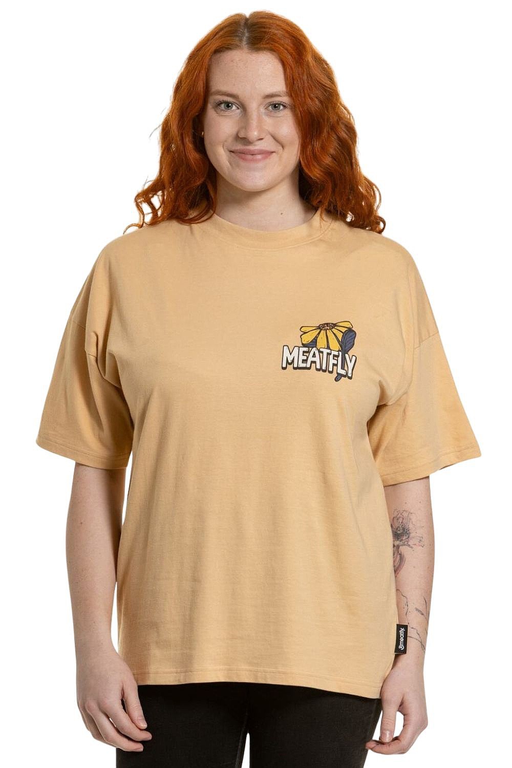 T-shirt Meatfly Vexey - Sheepskin Flowers - women´s