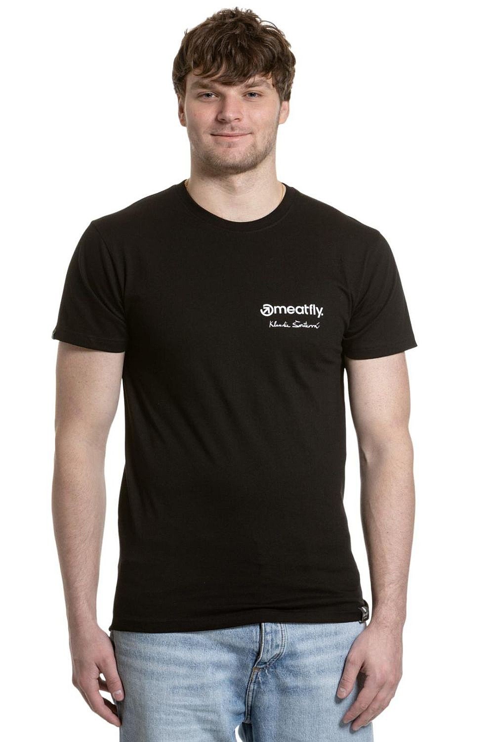 tričko Meatfly Horse - Black - men´s