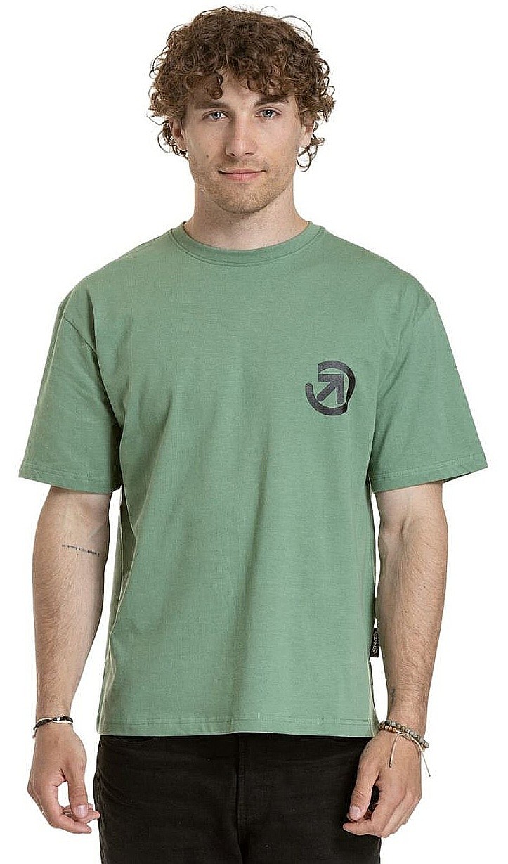 T-Shirt Meatfly Cachuma - Hedge Green Mountains