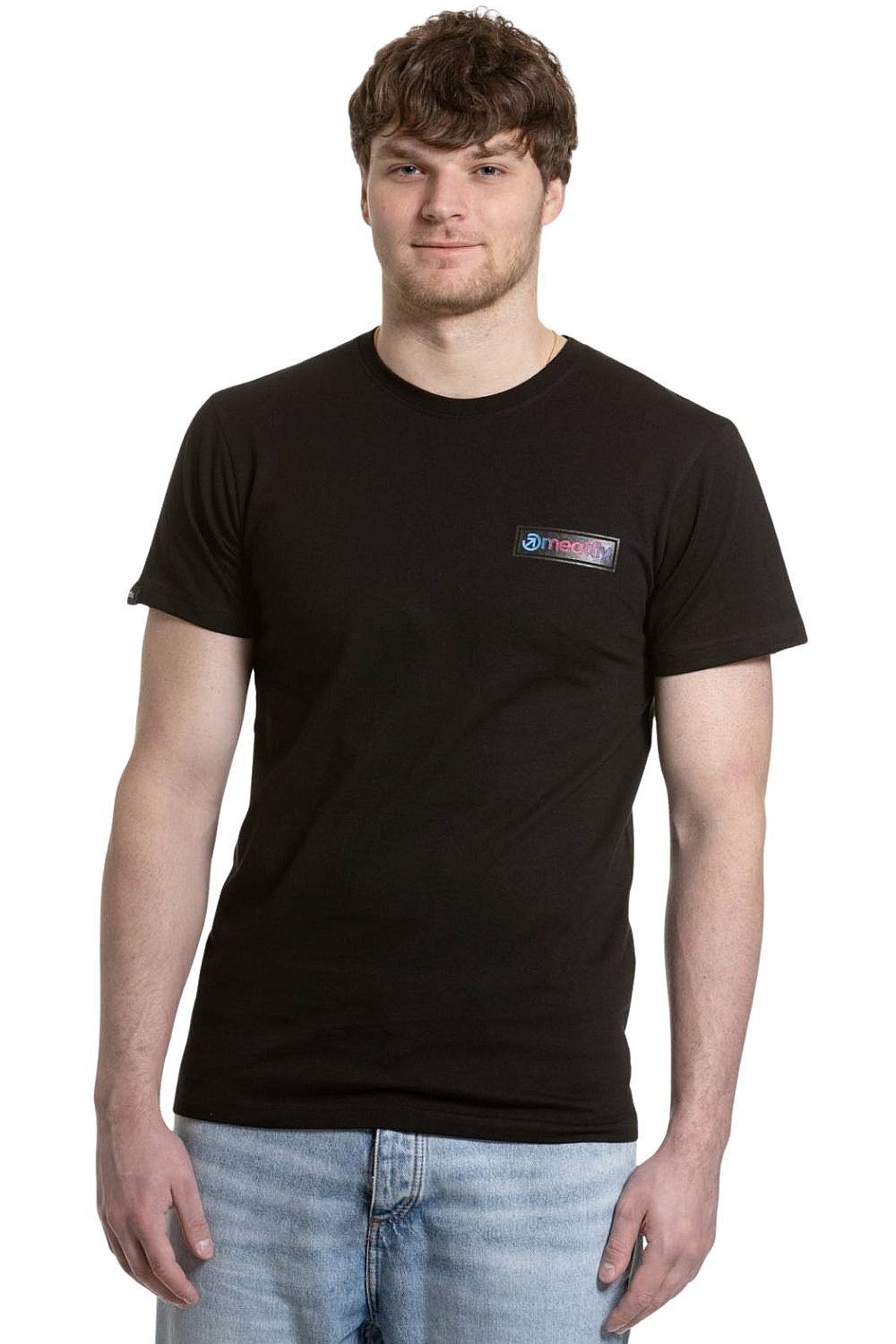 tričko Meatfly Cosmic - Black - men´s